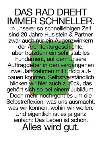 Auszug aus der Jubiläumszeitung