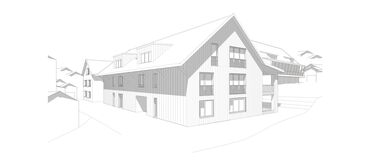 Neubau von drei Mehrfamilienhäusern