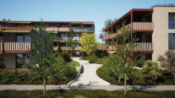Neubau von drei Mehrfamilienhäuser in Boniswil