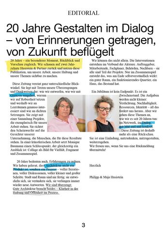 Auszug aus der Jubiläumszeitung