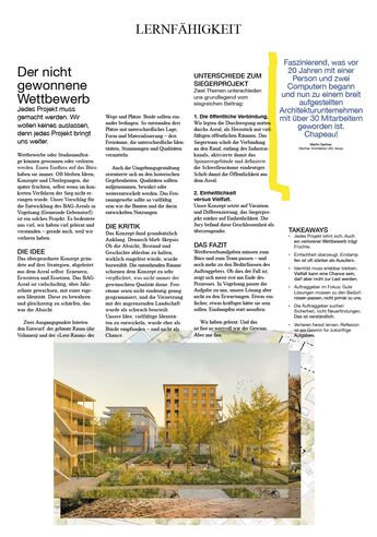 Auszug aus der Jubiläumszeitung