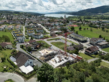 Neubau von 10 Terrassenhäuser und Tiefgarage